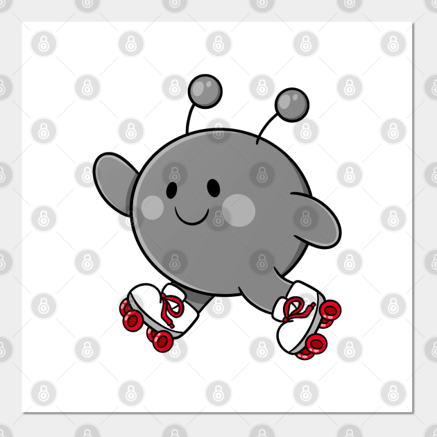 Cool Math Games RUN Alien Roller Skates Cool Math Games Posters and